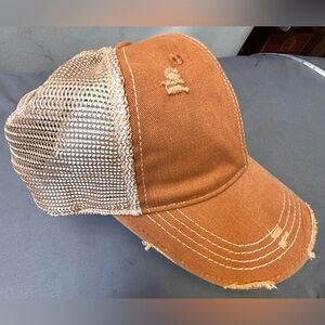 Angry Minnow Vintage Washed Distressed Baseball Cap NWOT
